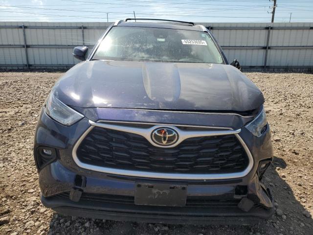 5TDGZRBH3NS257198 - 2022 TOYOTA HIGHLANDER XLE 蓝色 照片 5