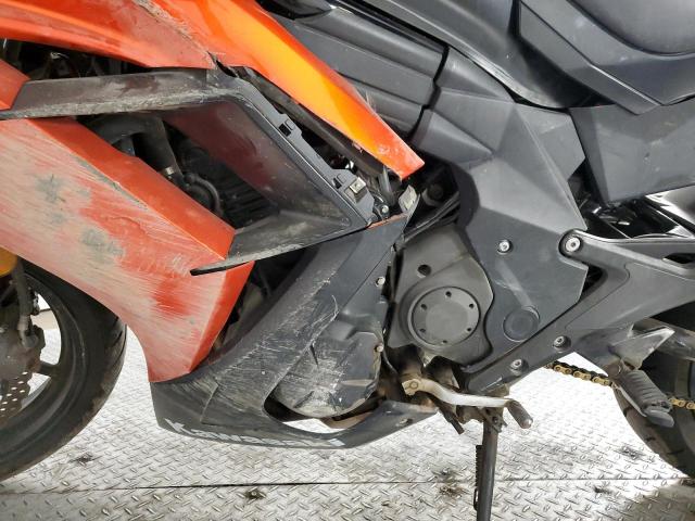JKAEXEE10EDA15871 - 2014 KAWASAKI EX650 E ORANGE photo 6