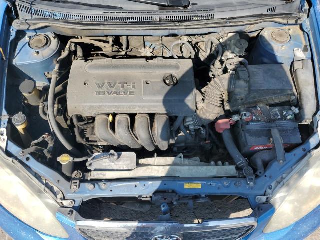 2T1BR32E18C857759 - 2008 TOYOTA COROLLA CE BLUE photo 11