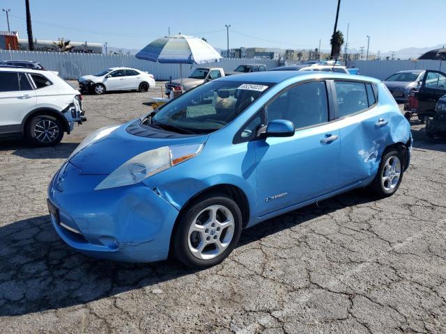 1N4AZ0CP7DC410209 - 2013 NISSAN LEAF S BLUE photo 1