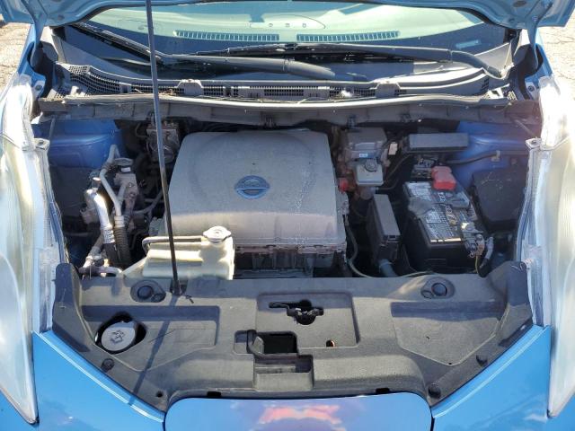 1N4AZ0CP7DC410209 - 2013 NISSAN LEAF S BLUE photo 11