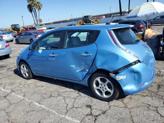 1N4AZ0CP7DC410209 - 2013 NISSAN LEAF S BLUE photo 2