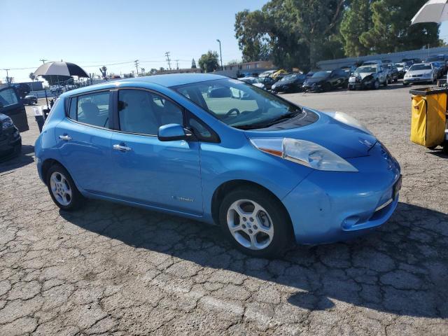 1N4AZ0CP7DC410209 - 2013 NISSAN LEAF S BLUE photo 4