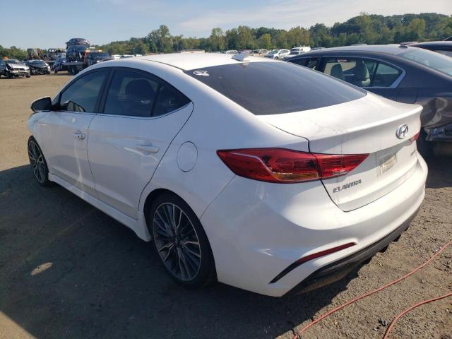 KMHD04LB3HU339227 - 2017 HYUNDAI ELANTRA SPORT WHITE photo 2