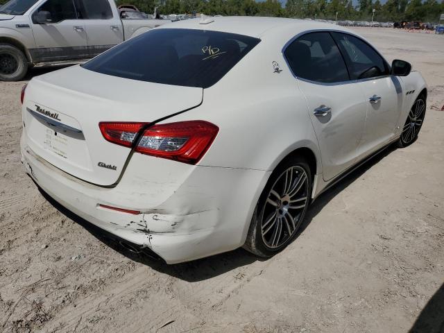 ZAM57XSA0K1315065 - 2019 MASERATI GHIBLI WHITE photo 3