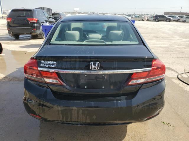 2HGFB2F53DH596744 - 2013 HONDA CIVIC LX BLACK photo 6