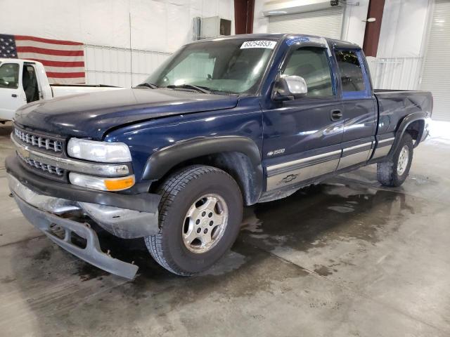 2GCEK19T411372854 - 2001 CHEVROLET 1500 K1500 BLUE photo 1