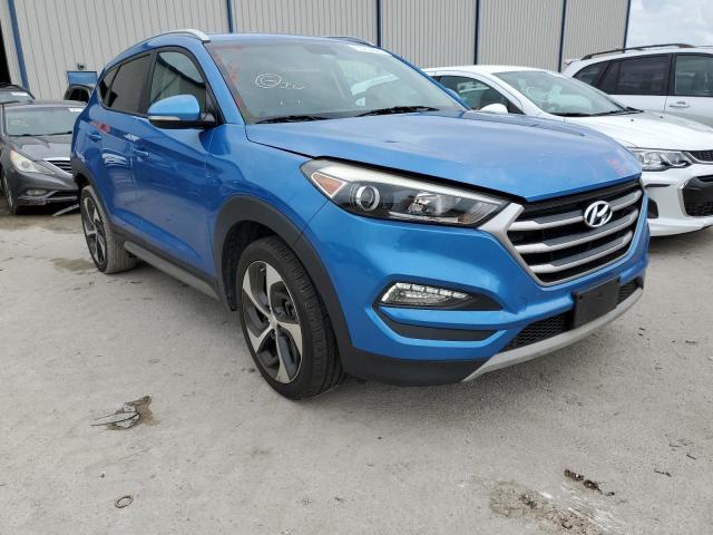 KM8J33A22HU353255 - 2017 HYUNDAI TUCSON LIMITED BLUE photo 1