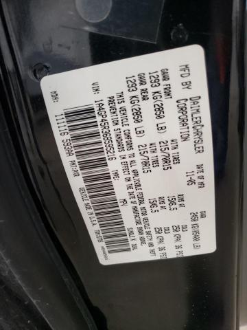 1A4GP45R36B595216 - 2006 CHRYSLER TOWN & COU შავი ფოტო 13