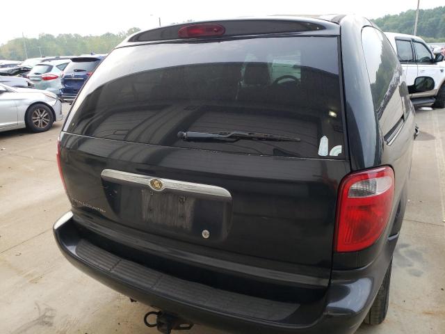 1A4GP45R36B595216 - 2006 CHRYSLER TOWN & COU შავი ფოტო 6