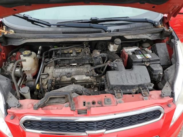 KL8CD6S90EC522898 - 2014 CHEVROLET SPARK 1LT RED photo 11