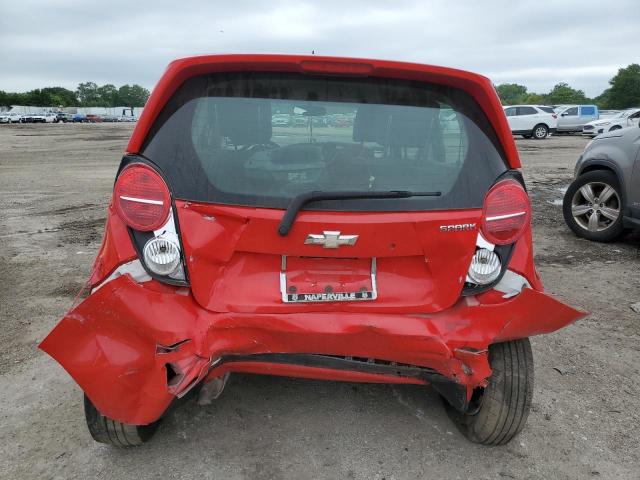 KL8CD6S90EC522898 - 2014 CHEVROLET SPARK 1LT RED photo 6