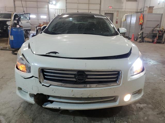 1N4AA5AP9EC480660 - 2014 NISSAN MAXIMA S WHITE photo 5