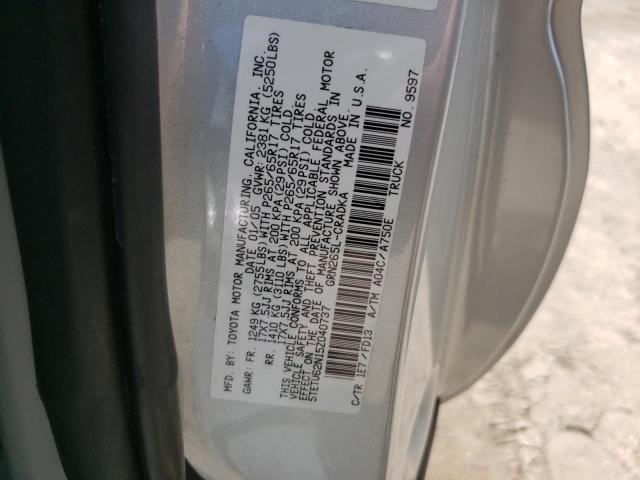 5TETU62N15Z040737 - 2005 TOYOTA TACOMA PRERUNNER ACCESS CAB SILVER photo 12