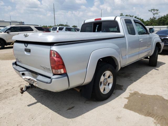 5TETU62N15Z040737 - 2005 TOYOTA TACOMA PRERUNNER ACCESS CAB SILVER photo 3