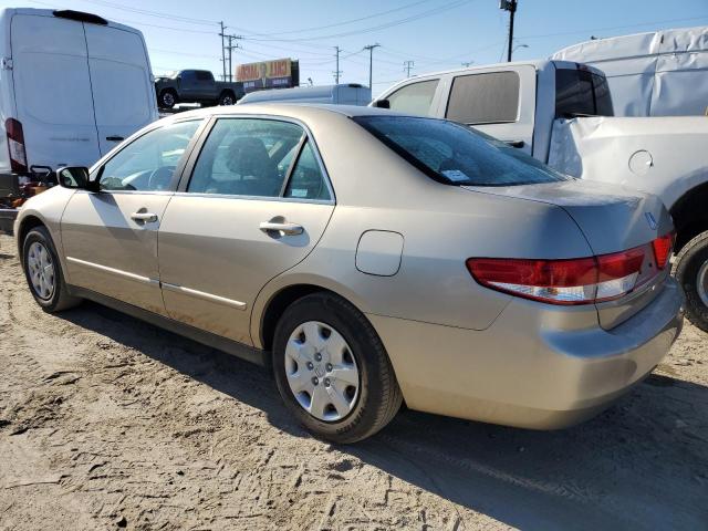 1HGCM56384A167515 - 2004 HONDA ACCORD LX GOLD photo 2