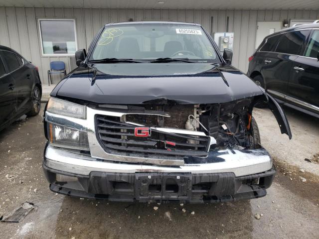 1GTDT196648218523 - 2004 GMC CANYON BLACK photo 5