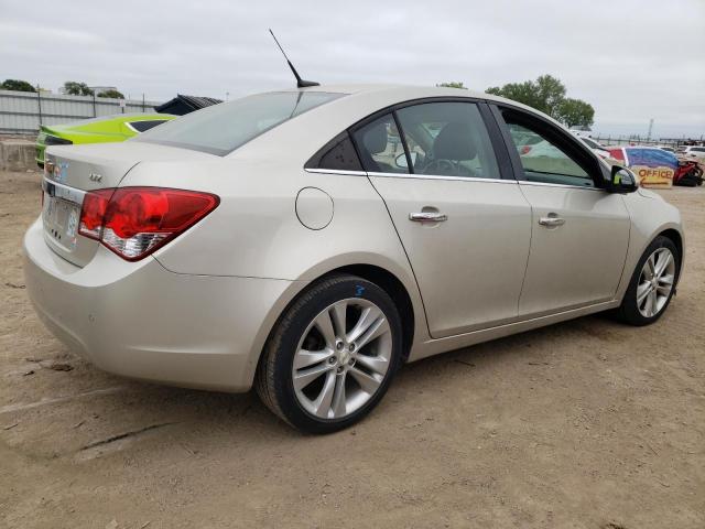 1G1PG5SB7E7145307 - 2014 CHEVROLET CRUZE LTZ TAN photo 3