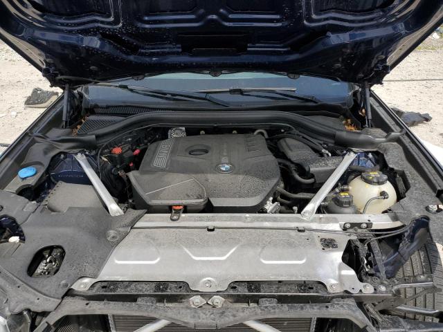 5UXTR7C57KLF28270 - 2019 BMW X3 3.0I SDRIVE30I BLUE photo 11