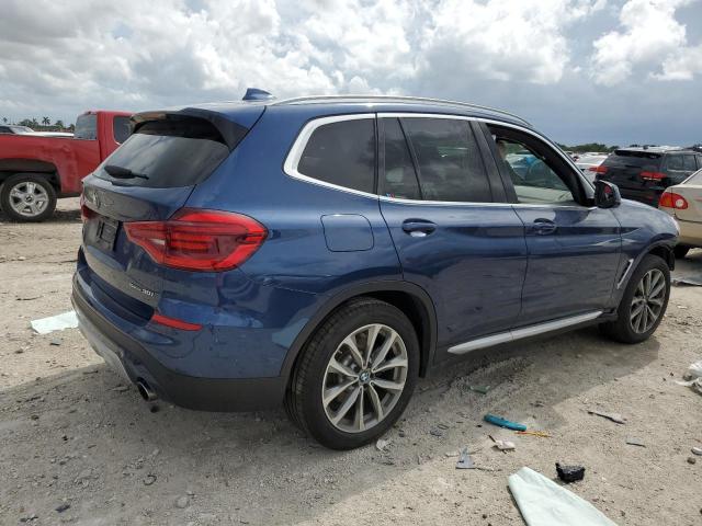 5UXTR7C57KLF28270 - 2019 BMW X3 3.0I SDRIVE30I BLUE photo 3