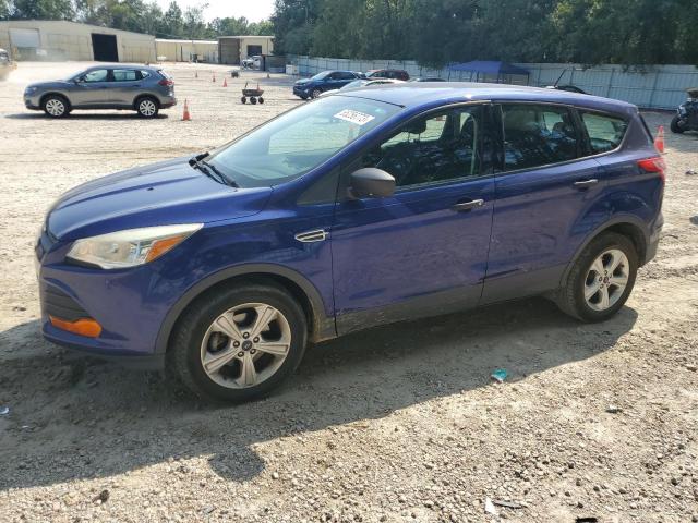 1FMCU0F7XEUE07471 - 2014 FORD ESCAPE S BLUE photo 1