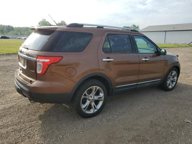 1FMHK8F87BGA03587 - 2011 FORD EXPLORER LIMITED BROWN photo 3