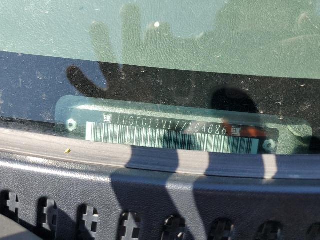 1GCEC19V17Z164686 - 2007 CHEVROLET SILVERADO C1500 CLASSIC GRAY photo 12