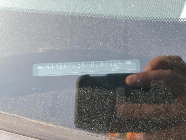 4T1BK1EB5EU092124 - 2014 TOYOTA AVALON BASE 黑色 照片 12