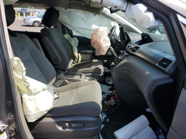 5FNRL5H46EB134216 - 2014 HONDA ODYSSEY EX GRAY photo 7