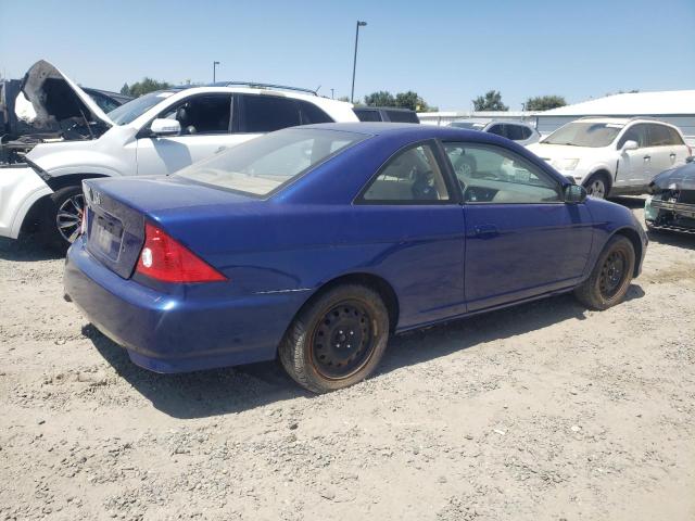 1HGEM21574L015553 - 2004 HONDA CIVIC LX BLUE photo 3