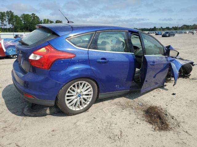 1FAHP3M26CL254204 - 2012 FORD FOCUS SEL BLUE photo 3