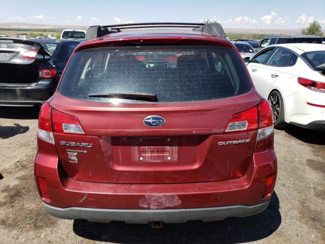 4S4BRCAC5D1316160 - 2013 SUBARU OUTBACK 2.5I RED photo 6