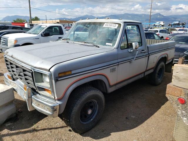 1FTEF14Y7FPA52431 - 1985 FORD F150 GRAY photo 1