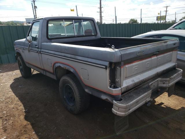 1FTEF14Y7FPA52431 - 1985 FORD F150 GRAY photo 2