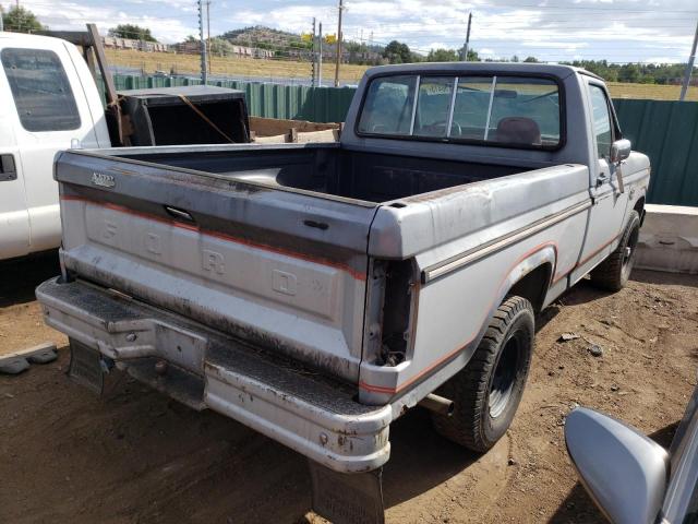 1FTEF14Y7FPA52431 - 1985 FORD F150 GRAY photo 3