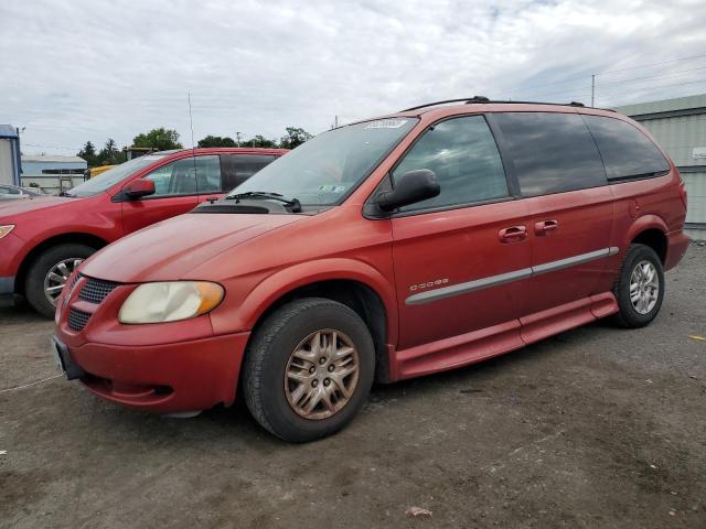 2B4GP44R71R360204 - 2001 DODGE CARAVAN SPORT RED photo 1