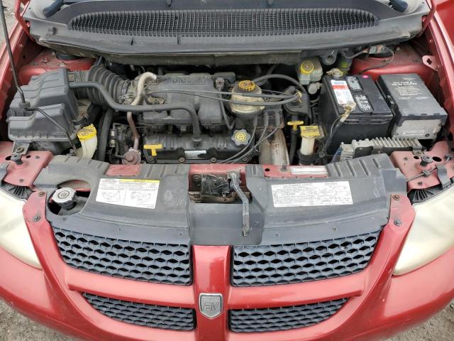 2B4GP44R71R360204 - 2001 DODGE CARAVAN SPORT RED photo 11