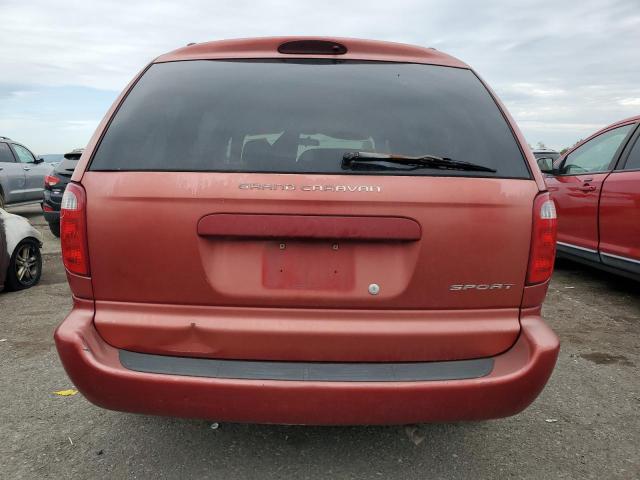 2B4GP44R71R360204 - 2001 DODGE CARAVAN SPORT RED photo 6