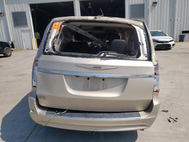 2C4RC1BG4ER448351 - 2014 CHRYSLER TOWN & COU TOURING BEIGE photo 6