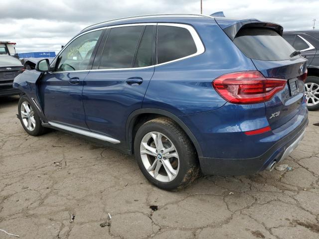 5UXTY5C0XL9B34448 - 2020 BMW X3 XDRIVE30I BLUE photo 2