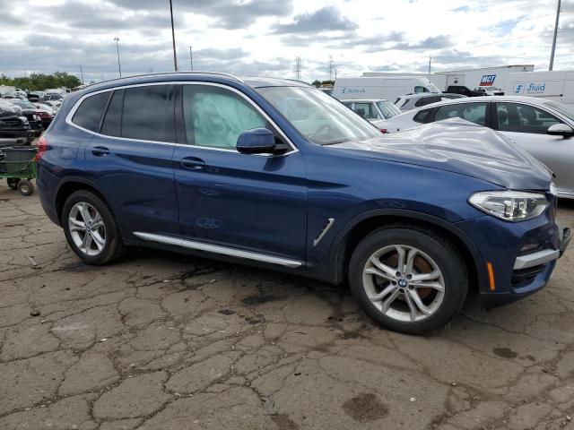 5UXTY5C0XL9B34448 - 2020 BMW X3 XDRIVE30I BLUE photo 4