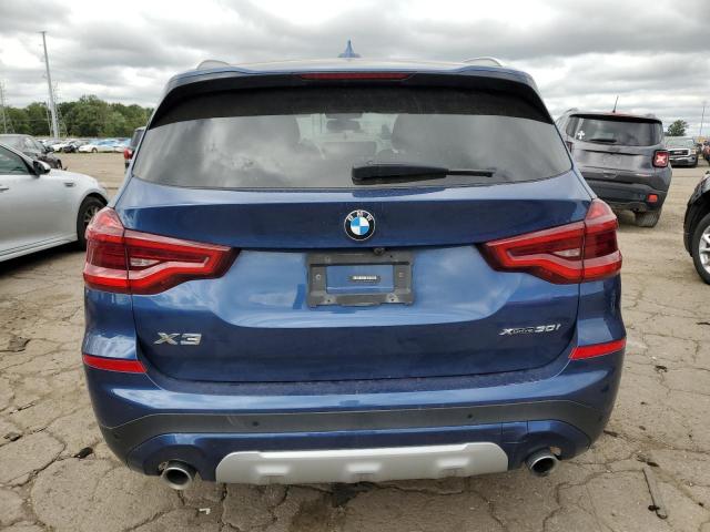 5UXTY5C0XL9B34448 - 2020 BMW X3 XDRIVE30I BLUE photo 6