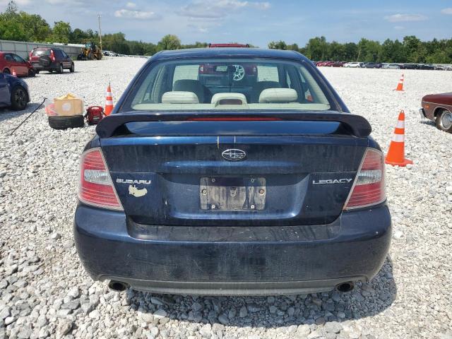 4S3BL626167218565 - 2006 SUBARU LEGACY 2.5I LIMITED BLUE photo 6