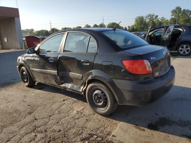 KNADE123686322812 - 2008 KIA RIO BASE BLACK photo 2