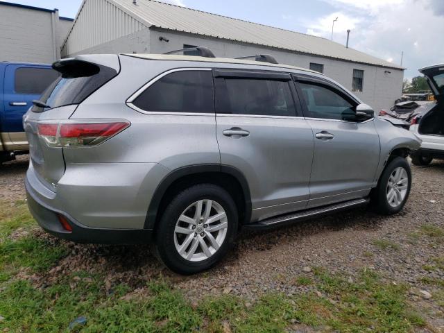 5TDZARFH8FS009332 - 2015 TOYOTA HIGHLANDER LE SILVER photo 3