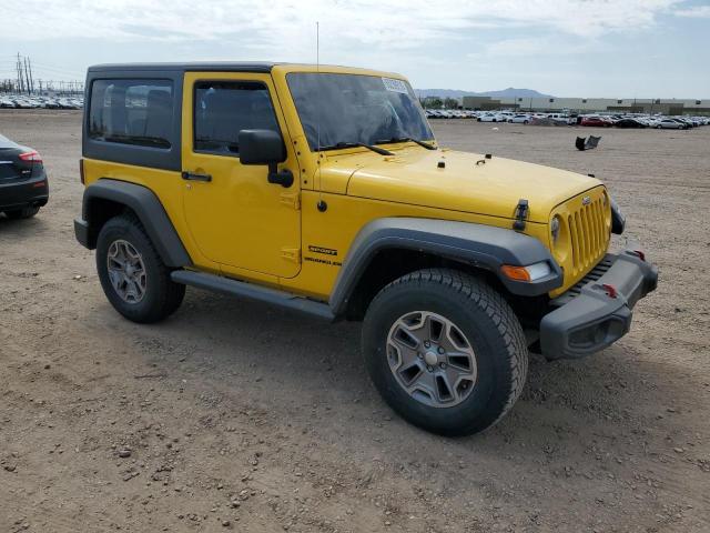 1J4AA2D17BL531921 - 2011 JEEP WRANGLER SPORT YELLOW photo 4