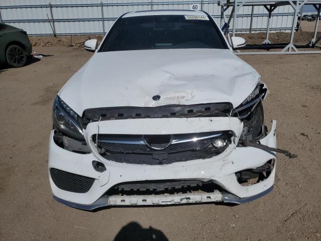 55SWF4JB4JU237611 - 2018 MERCEDES-BENZ C 300 WHITE photo 5