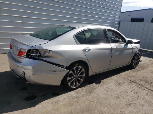 1HGCR2F50FA069809 - 2015 HONDA ACCORD SPORT SILVER photo 3