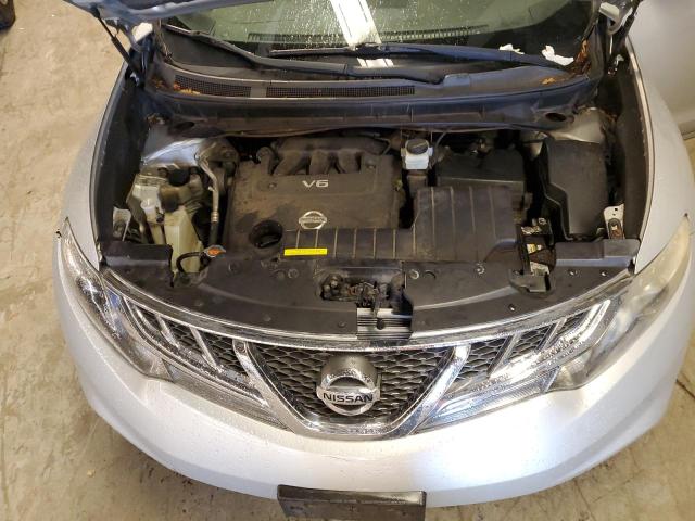 JN8AZ1MW7CW233054 - 2012 NISSAN MURANO S SILVER photo 11