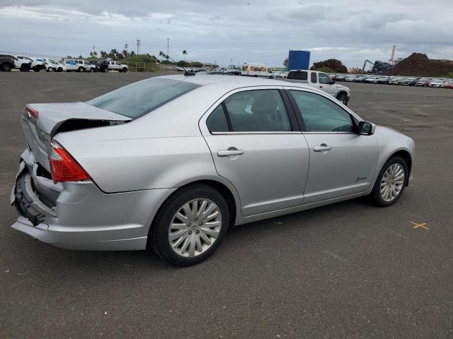 3FADP0L3XCR259933 - 2012 FORD FUSION HYBRID SILVER photo 3